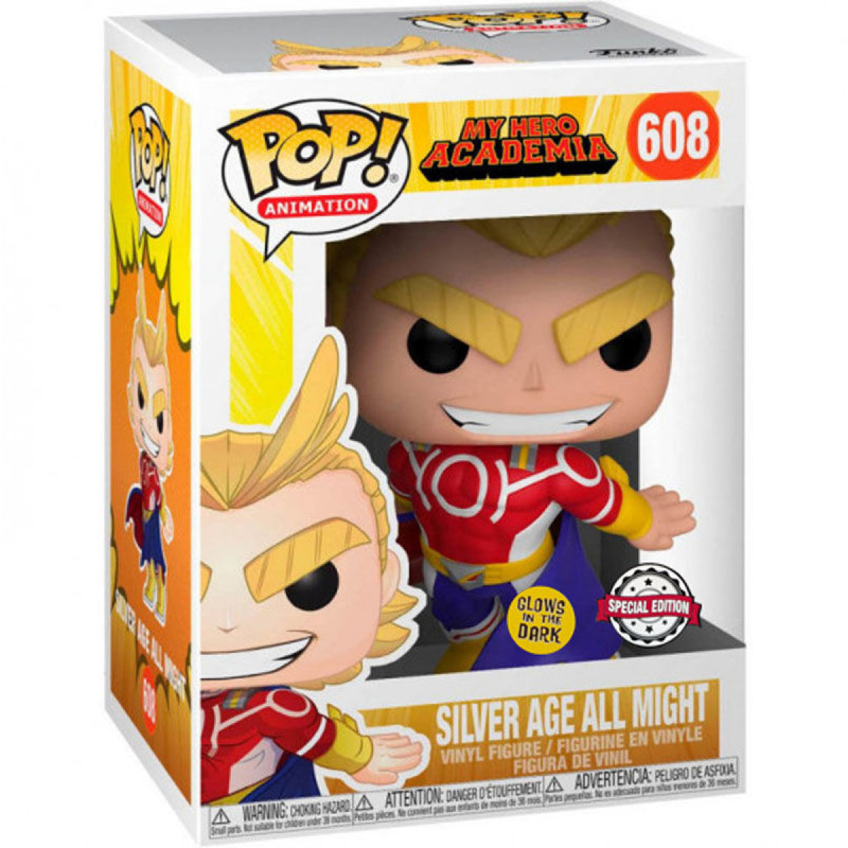 Set Figura Pop & Tee My Hero Academia All Might tg M Esclusiva Funko