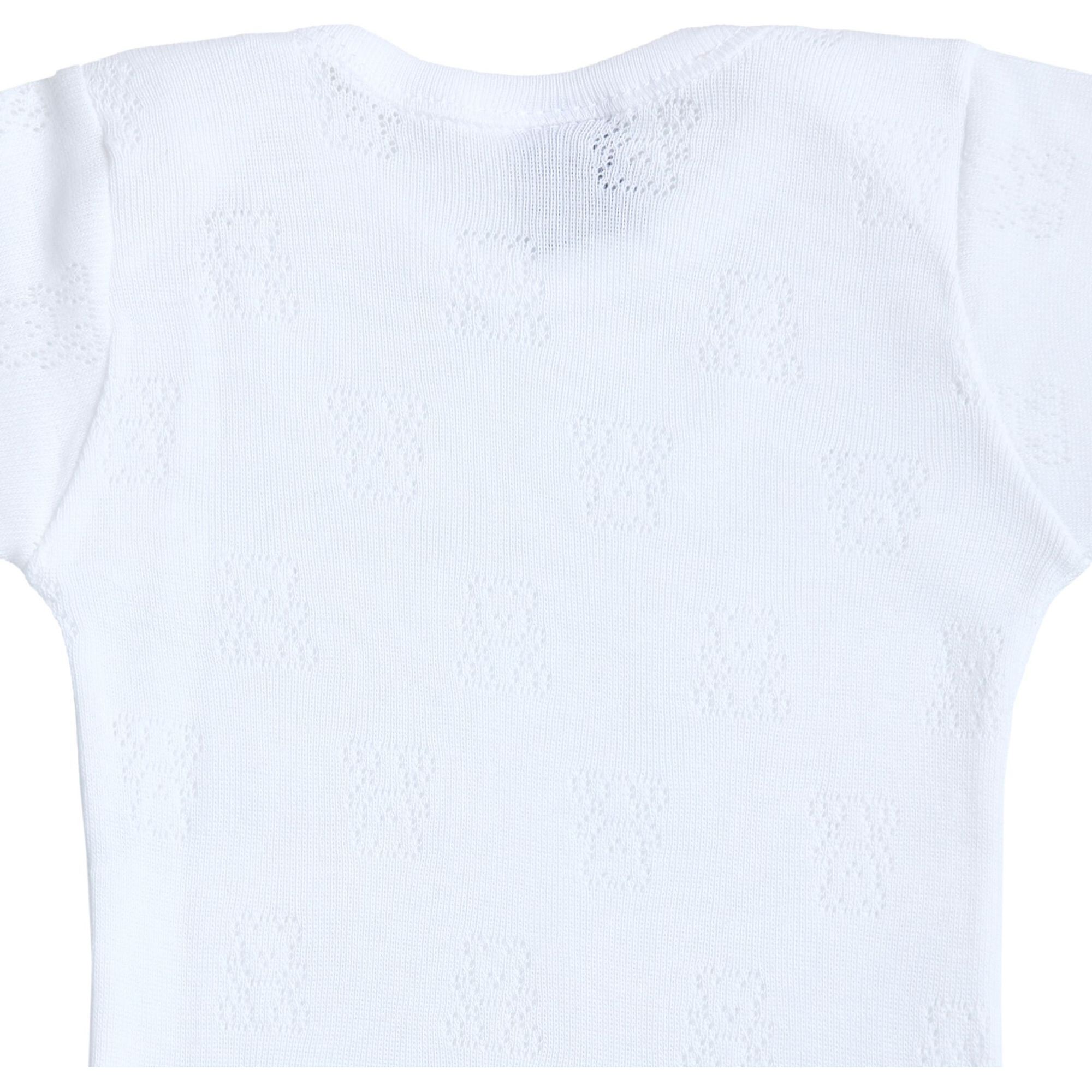 Body bebé manga corta calado ositos