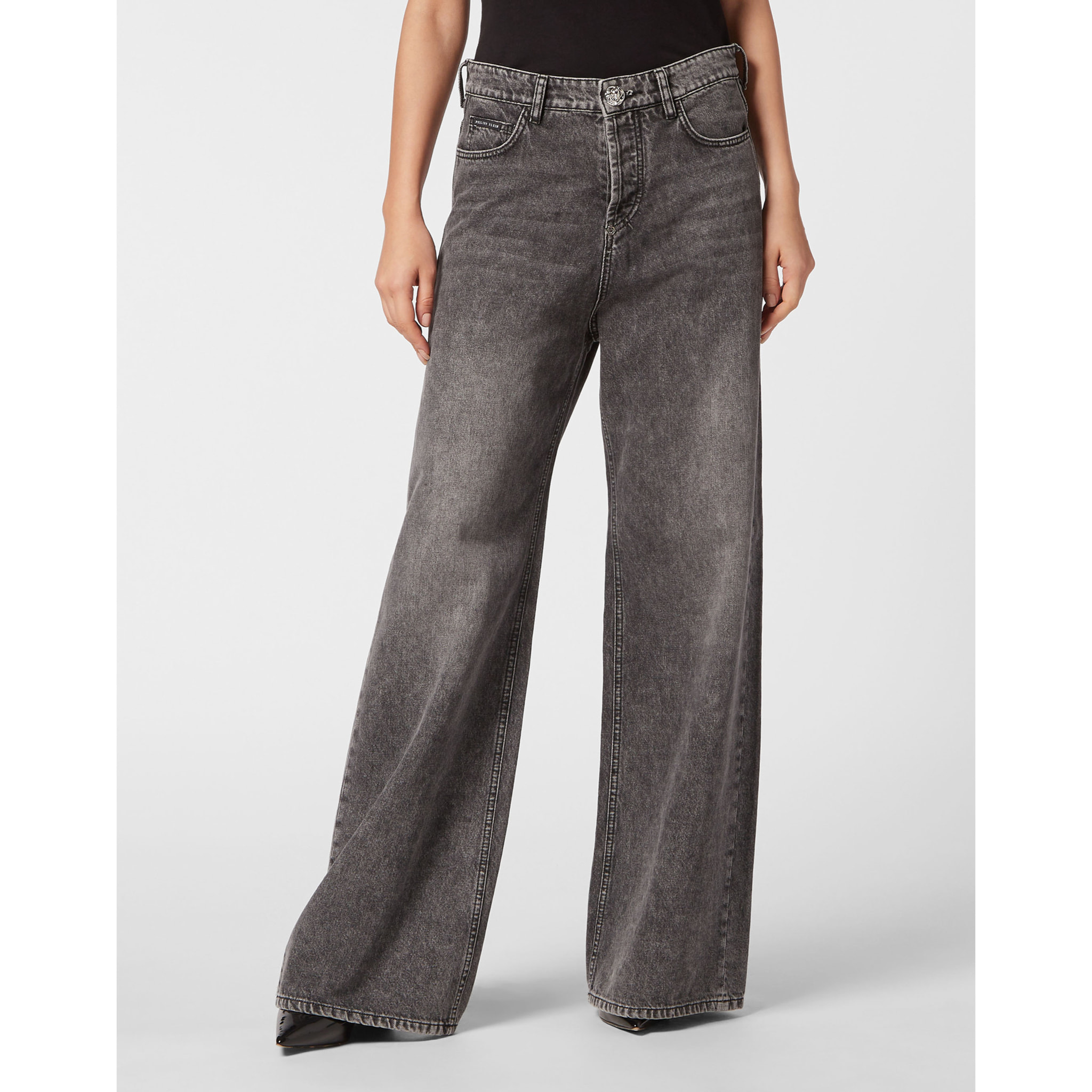 PHILIPP PLEIN Jeans taglio skater