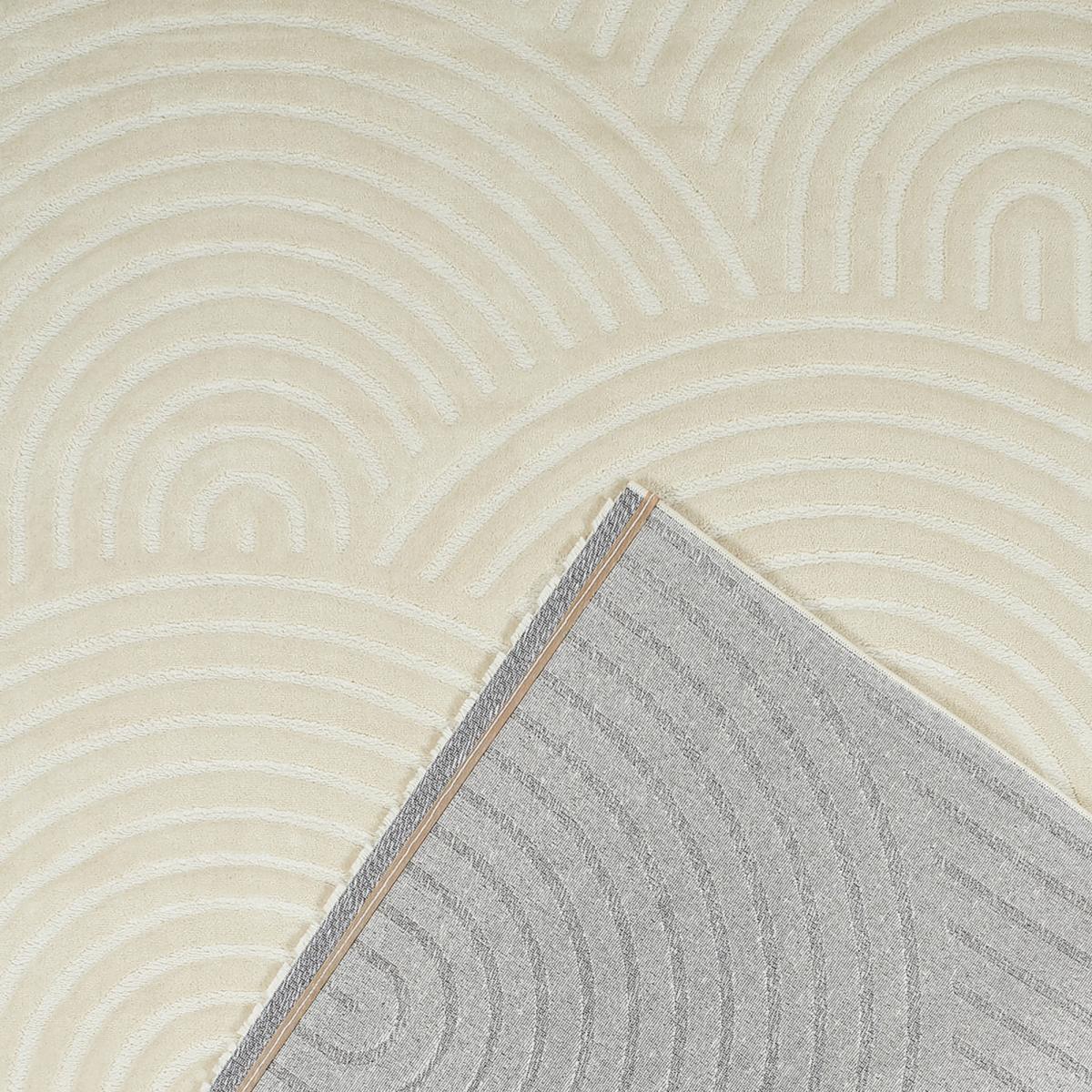 Tapis salon 160x230 CEROTEA Crème tapis tendance