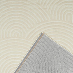 Tapis salon 160x230 CEROTEA Crème tapis tendance