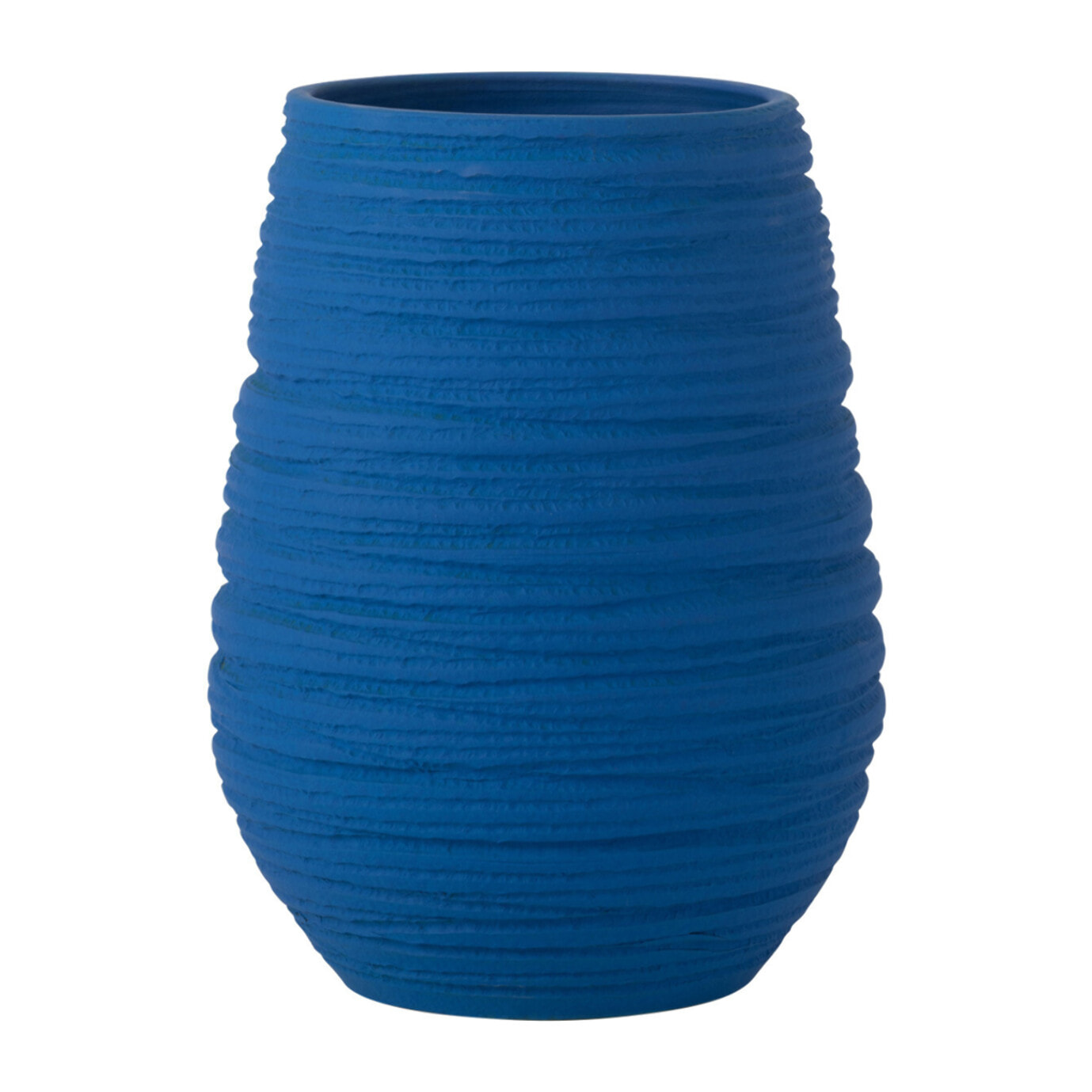 J-Line cache-pot Fiesta - céramique - bleu - medium