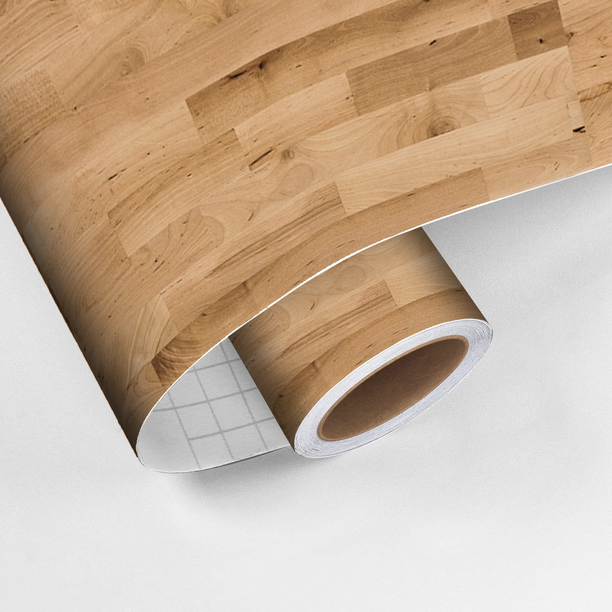 Revêtement sticker sol - PARQUET BOIS DU CANADA - Rouleau adhésif Protection Anti-dérapant