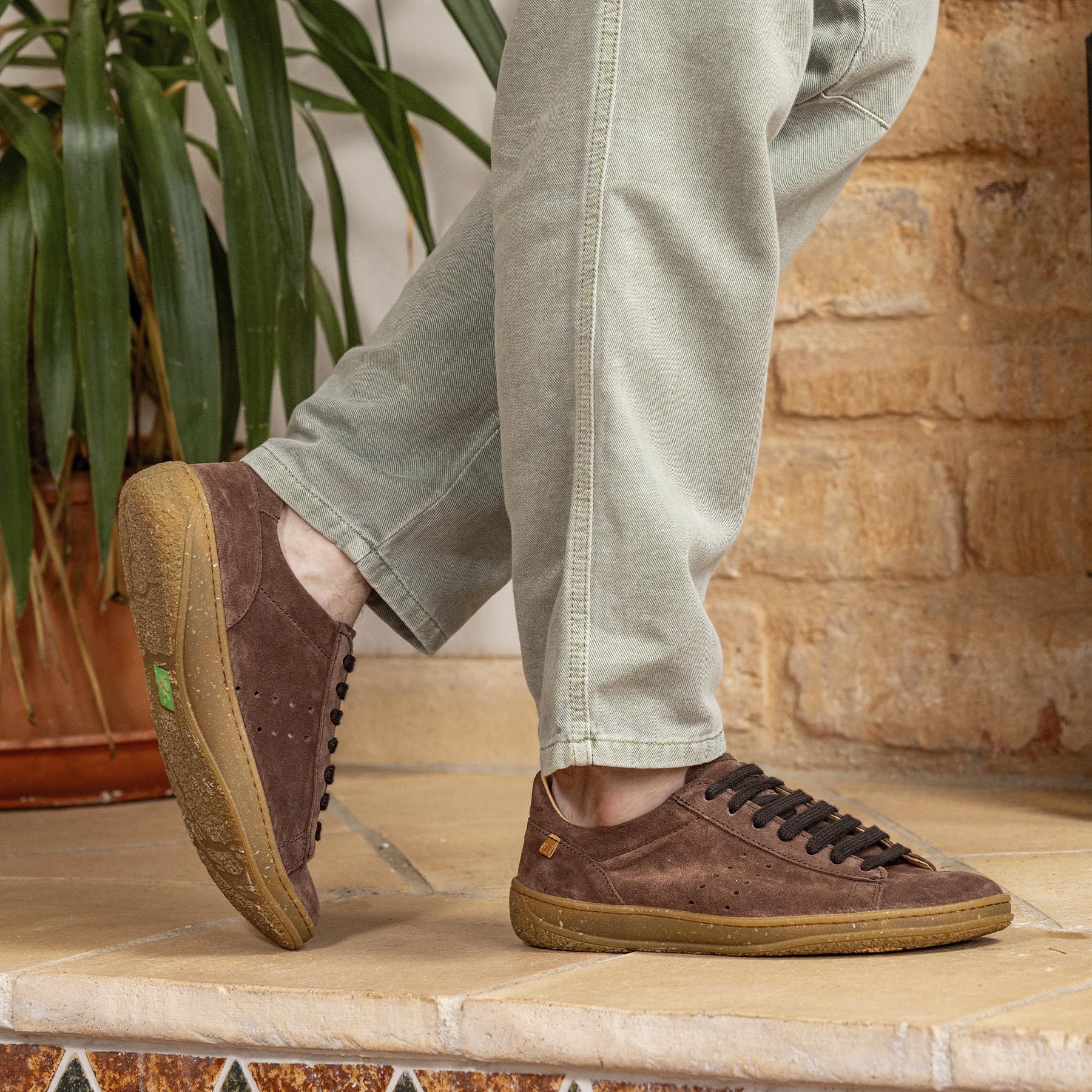 Zapatos N5395 SILK SUEDE TOFFEE /AMAZONAS color Toffee