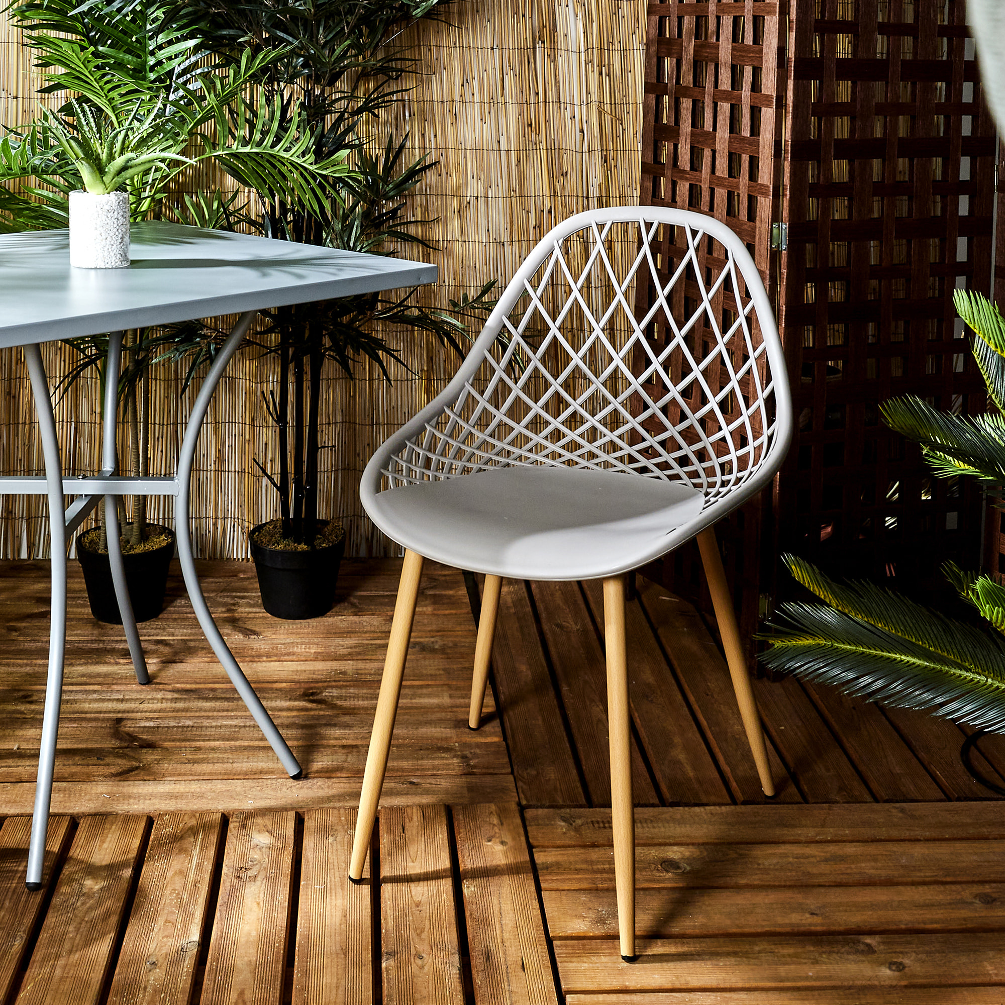 Chaise Exterieur Malaga Taupe