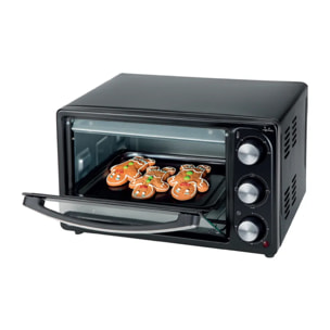 Horno de sobremesa JATA HN916 de 16 litros. 2 funciones: horno y grill. Con temporizador