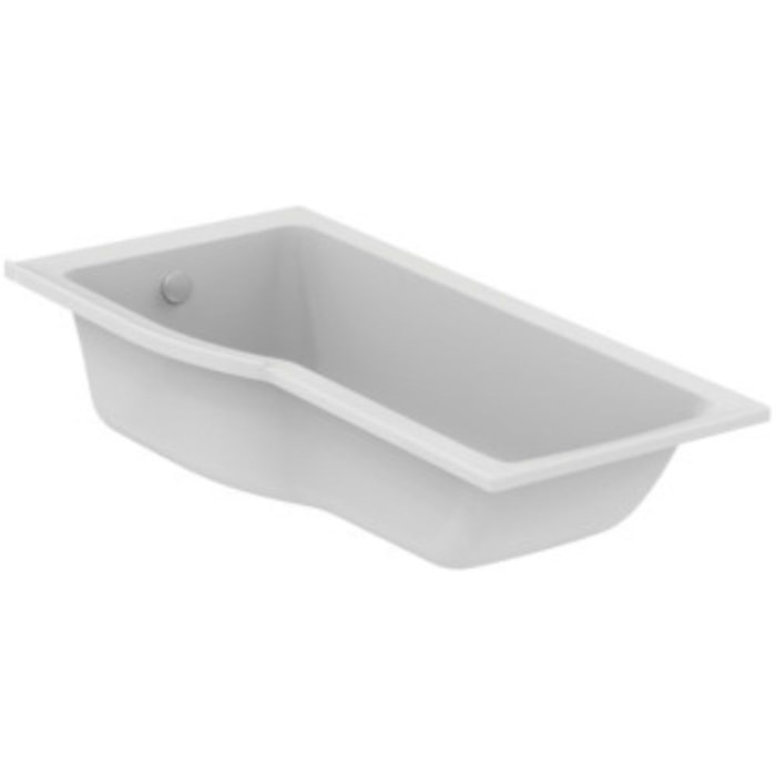 Ideal Standard baignoire pour bain/douche 170 x 80 asymétrique Connect Air gauche blanc