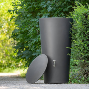 Bidón para agua de lluvia rainbowl de 210l color antracita