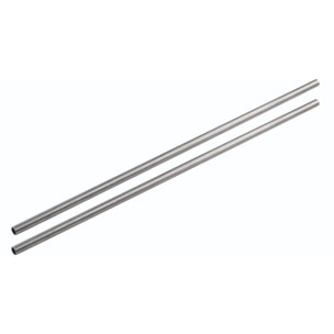 Lot de 4 pailles en inox avec goupillon 24 cm Fackelmann Bar Concept