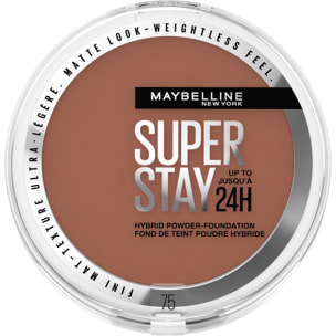 Maybelline New York Superstay 24H Hybride Fond de teint-Poudre Longue Tenue 75