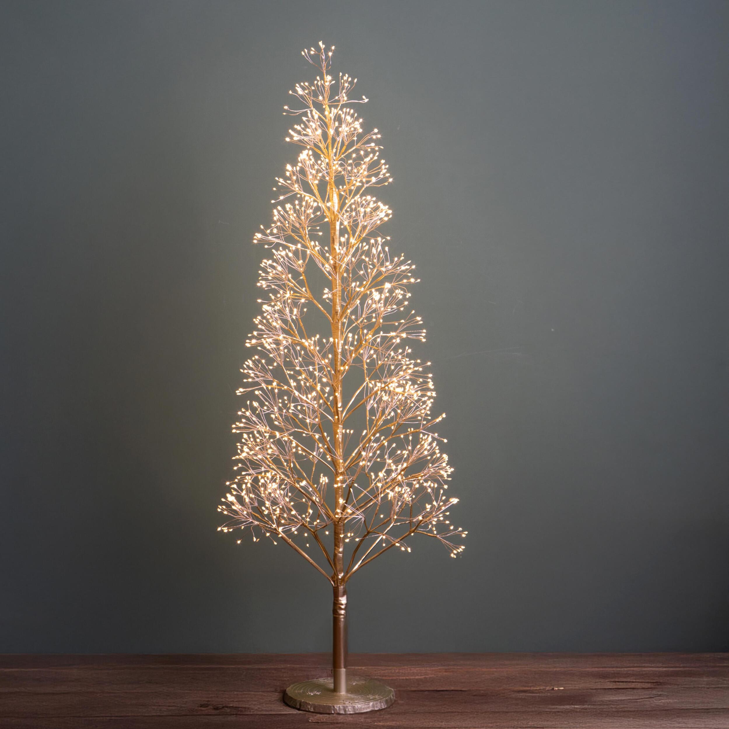 Albero con 2000 micro led da est. - Pezzi 1 - BIANCO - Bianchi Dino SpA