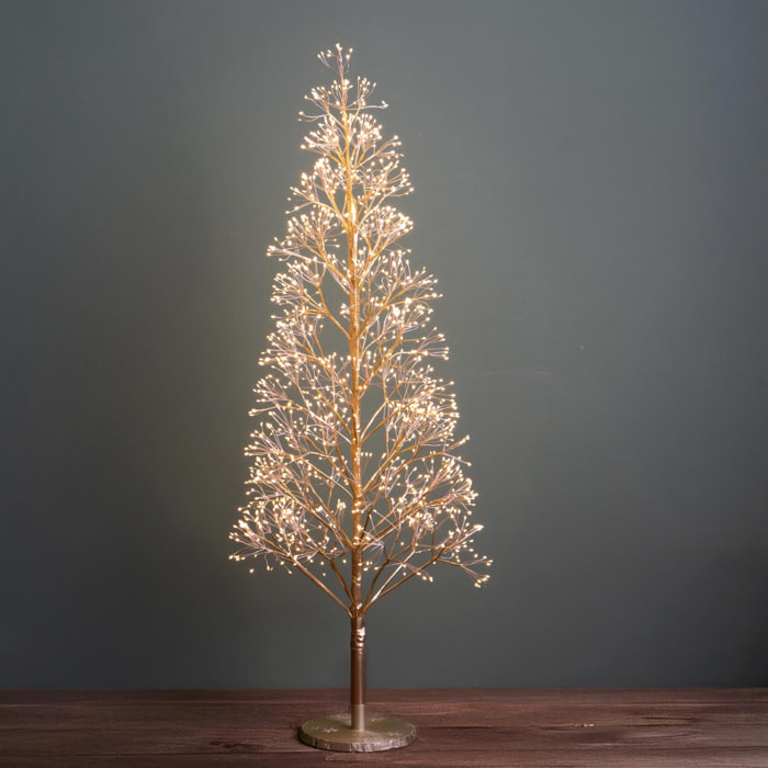 Albero con 2000 micro led da est. - Pezzi 1 - BIANCO - Bianchi Dino SpA