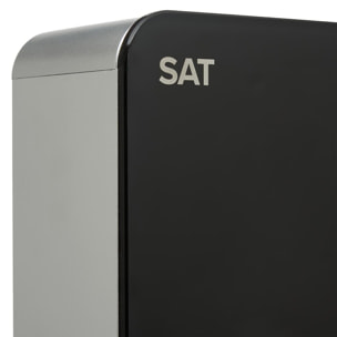 Glass pack WC bâti-support avec plaque de commande + WC suspendu Ceramia sans bride avec abattant SoftClose (STGLBCE14BMT01-FR)