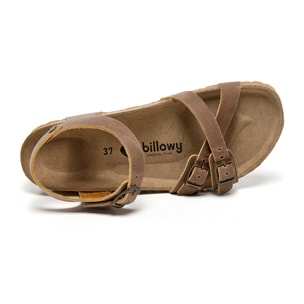 Sandalia BILLOWY MARRON