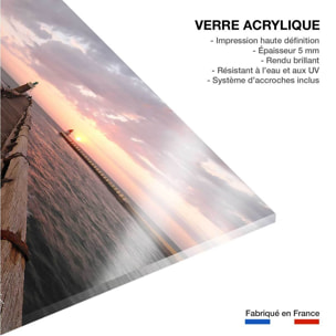 Tableau vue sur l'estacade capbreton Tableau plexiglas