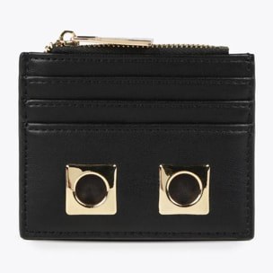 Portacarte nero e dorato