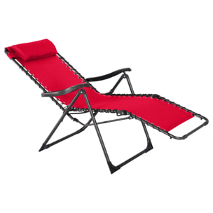 Fauteuil relax de jardin Silos Grenade