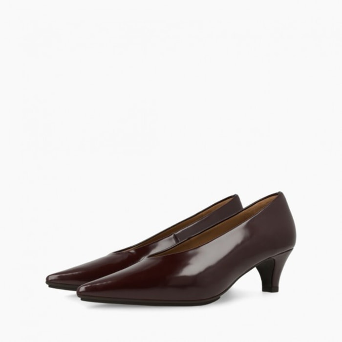 ZAPATOS DE SALÓN BURDEOS CHINTO