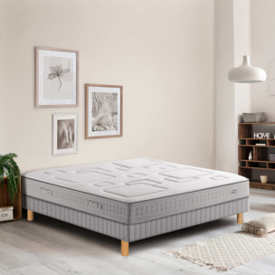 Matelas EQUILIBRE , ressort ensachés, ferme, H25