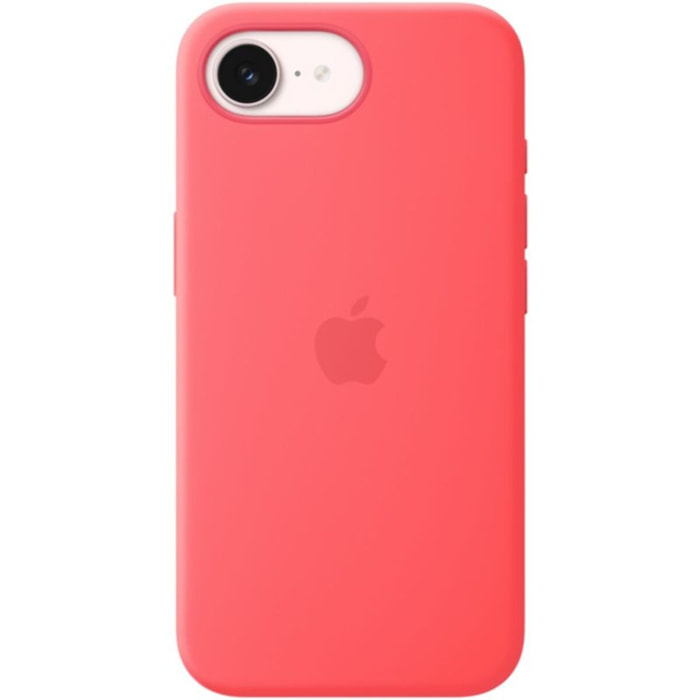 Coque APPLE iPhone 17e silicone Magsafe Rose goyave