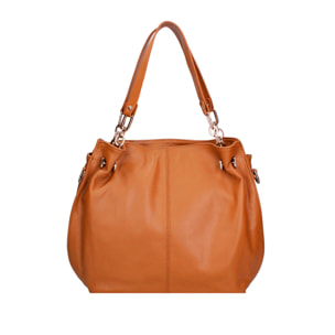 Borsa a mano da donna Made in Italy - Modello Ereba - 100% pelle - 38.0 x 30.0 x 12.0 cm