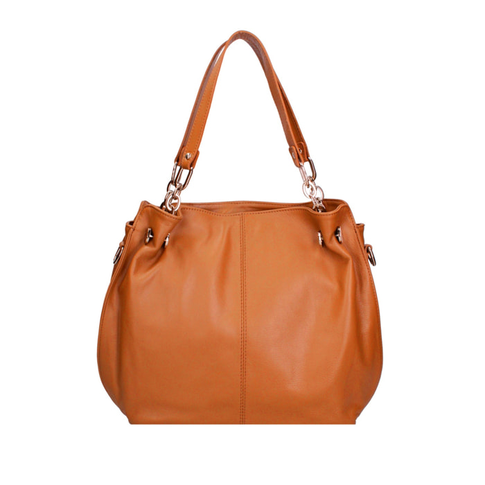 Borsa a mano da donna Made in Italy - Modello Ereba - 100% pelle - 38.0 x 30.0 x 12.0 cm