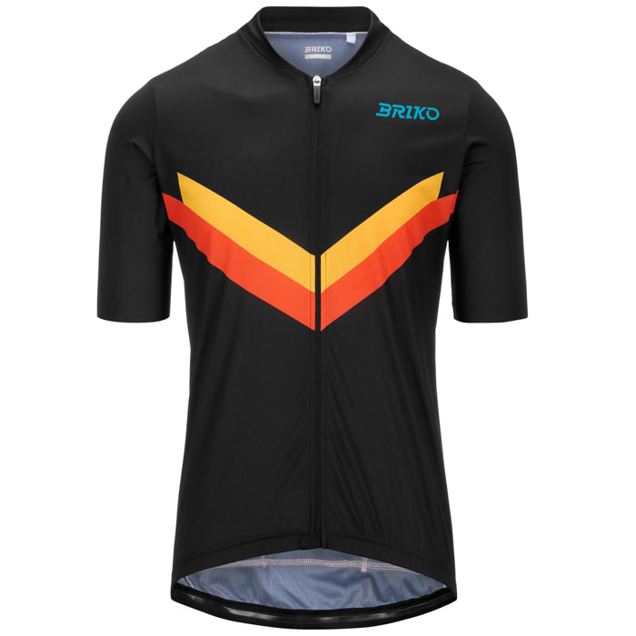 Briko - Maglie gioco, Uomo, Nero - Maze Stripe Jersey