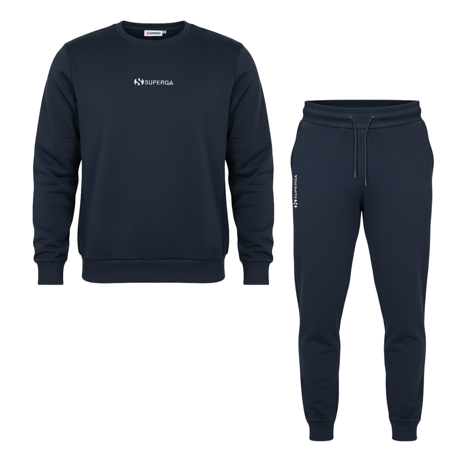 Tuta Uomo SUPERGA Cotone Felpato Girogola
