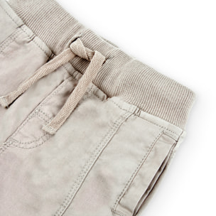 Pantalón gabardina elástica de bebé niño