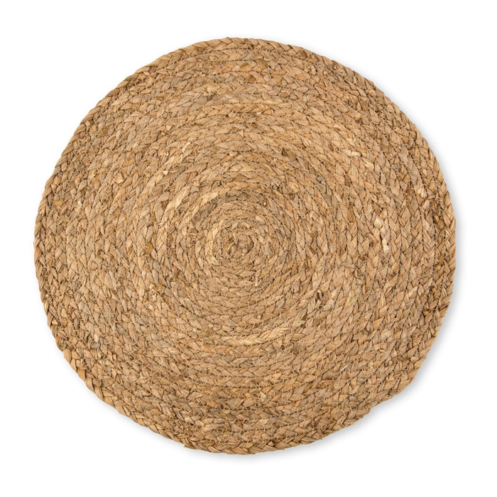 Set de 6 sets de table ronds Excelsa – Green Living, Fibre de Maïs Beige