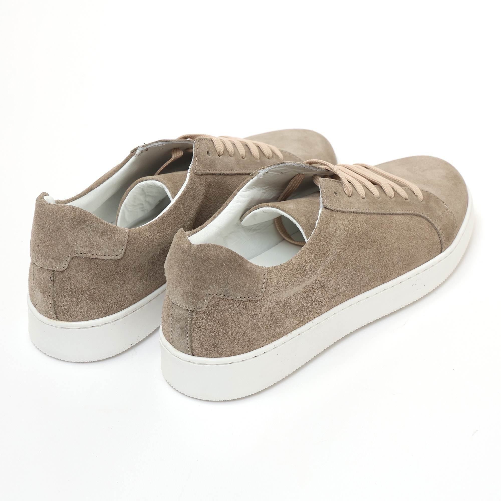 Sneakers stringate in camoscio