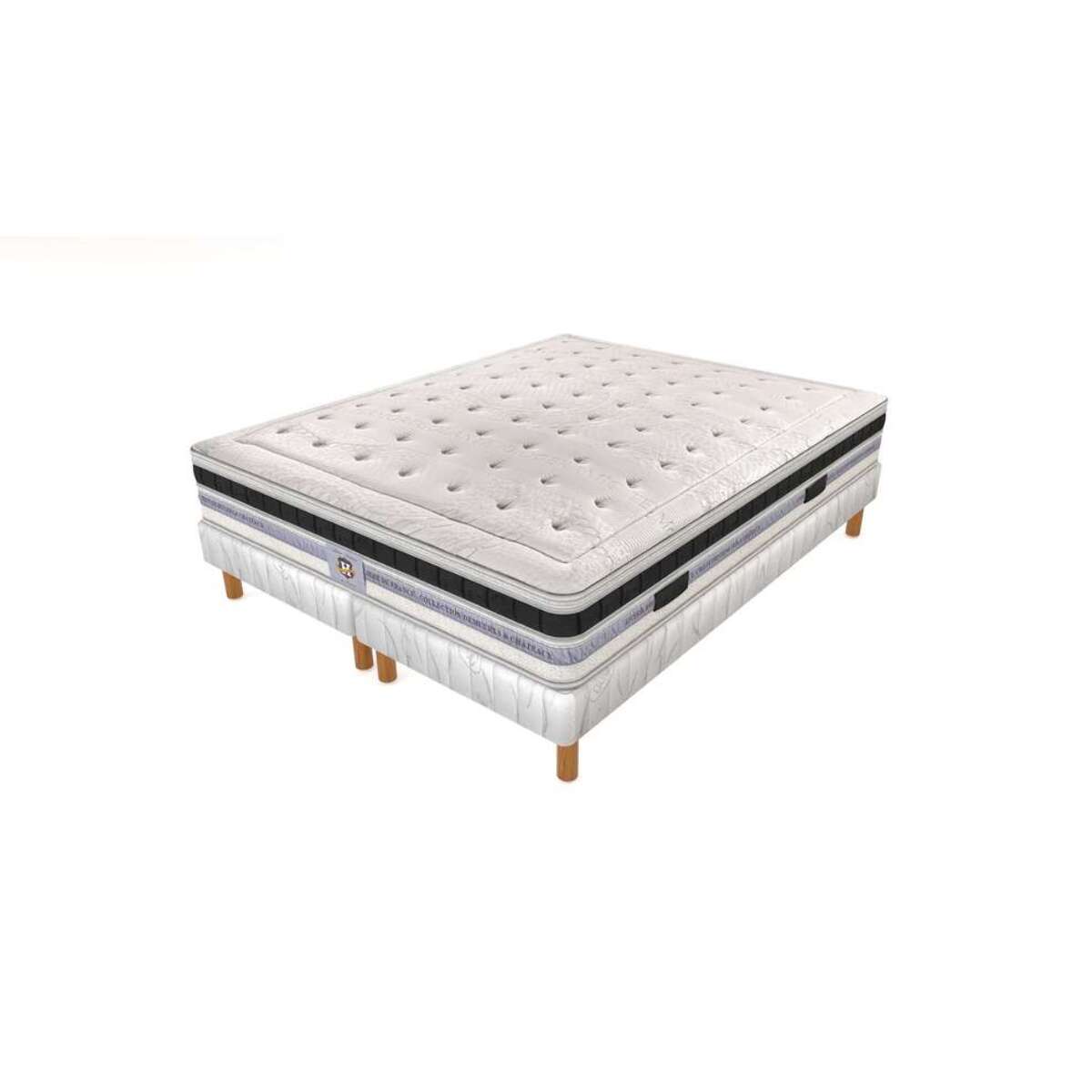 ENSEMBLE Versailles - Matelas 2 Places + 2 Sommiers