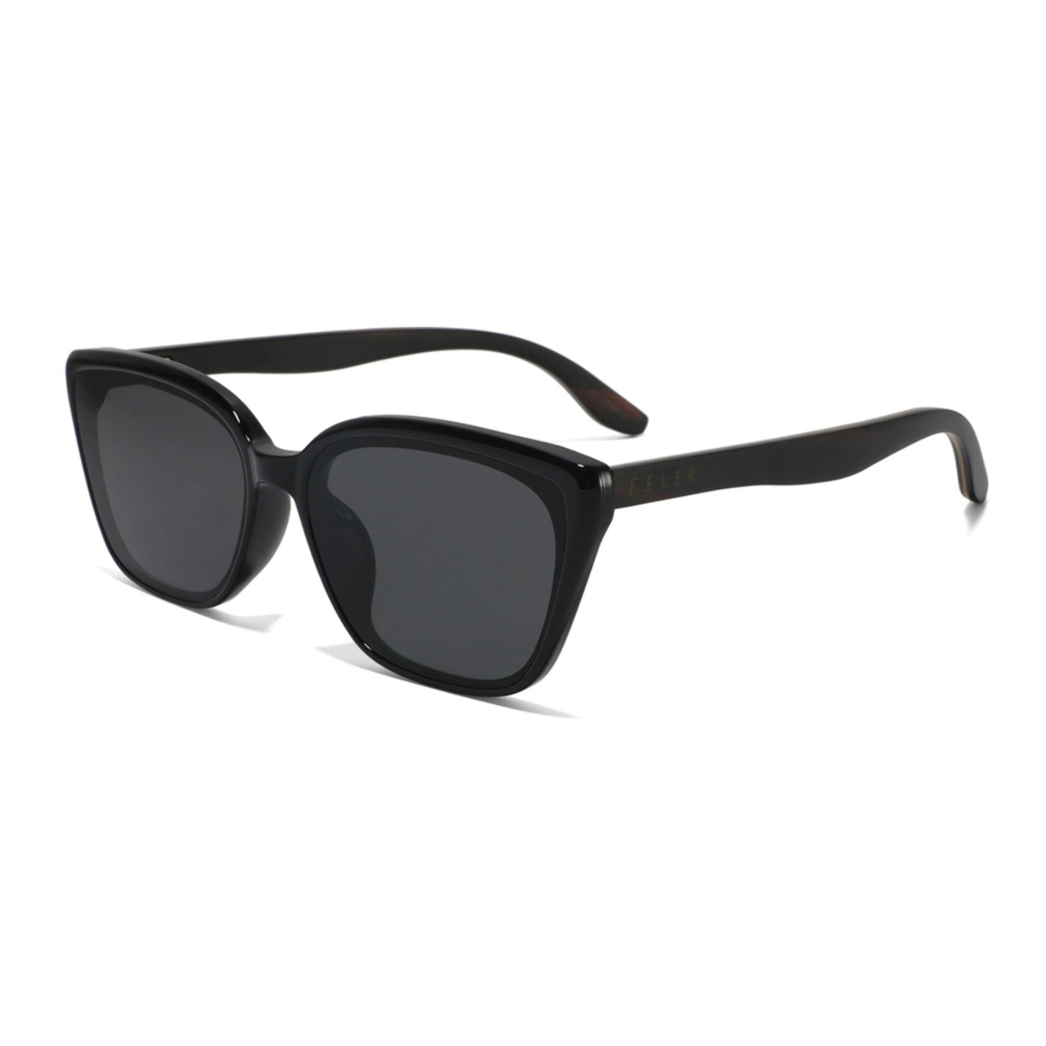 Gafas de Sol Feler 1603-1 Polarizadas de Madera Mujer 59 mm