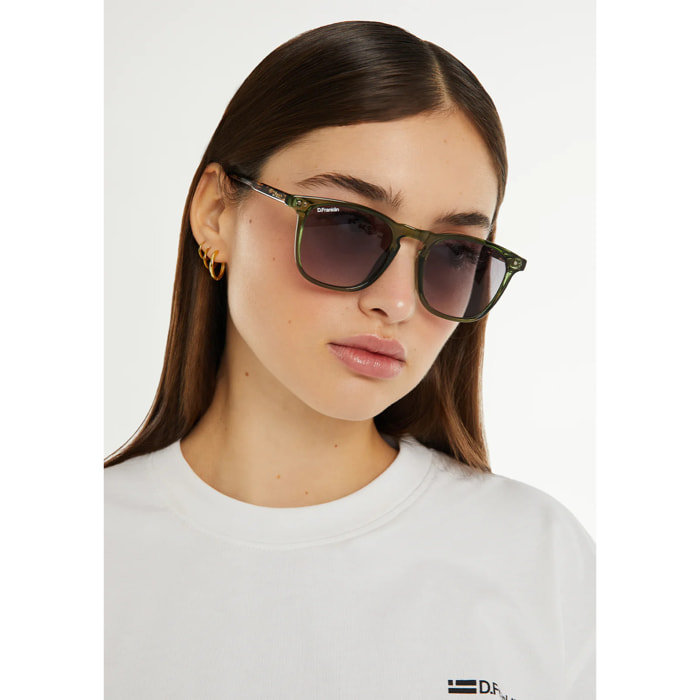Gafas De Sol D. Franklin Ultra Light SQ Med Crystal   Grad Smoke