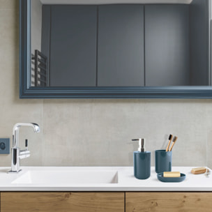 Lot de 3 accessoires de salle de bain INAGUA Bleu Pétrole MSV