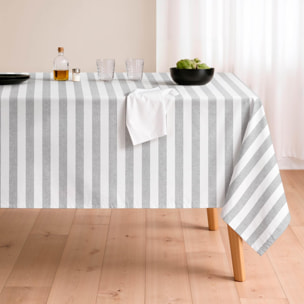 Mantel antimanchas KODA GRIS - 100% algodón