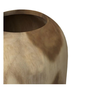 Vase décoratif en bois de suar H60 cm - Makkar