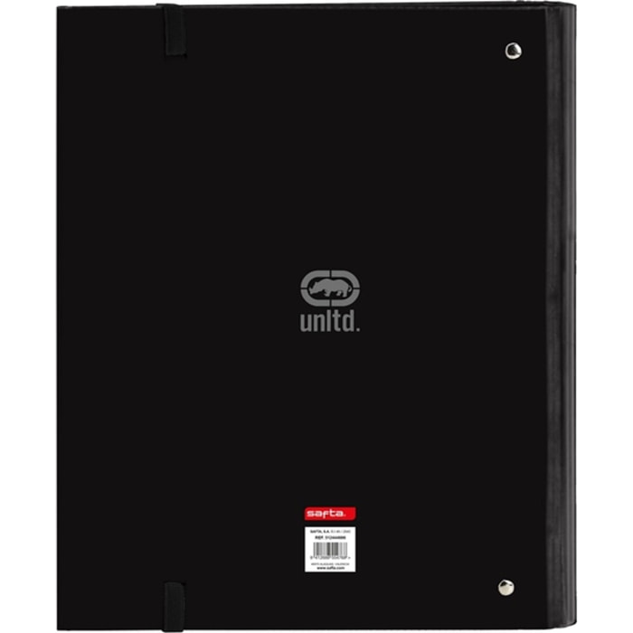 Carpeta 4 anillas 35mm c/recambio ecko unltd. "rhino"