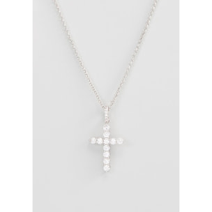 Collana U.S. Polo Assn. In metallo placcato rodio