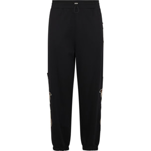 PHILIPP PLEIN Jogging Pants Tattoo Patches
