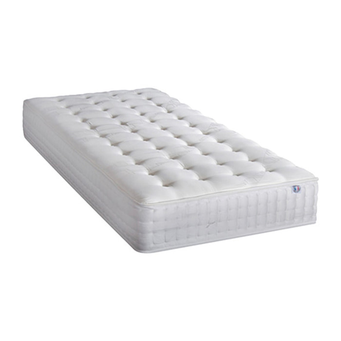 Matelas à mémoire de forme visco-sens - Blanc