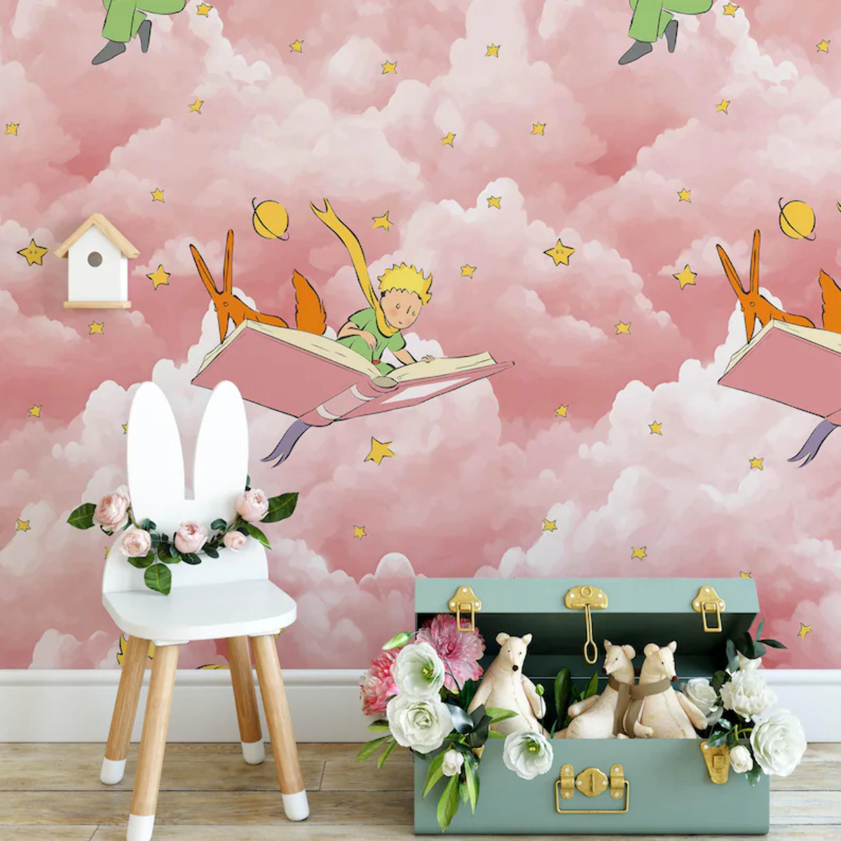 Carta da Parati Ufficiale Il Piccolo Principe Lettura Libri