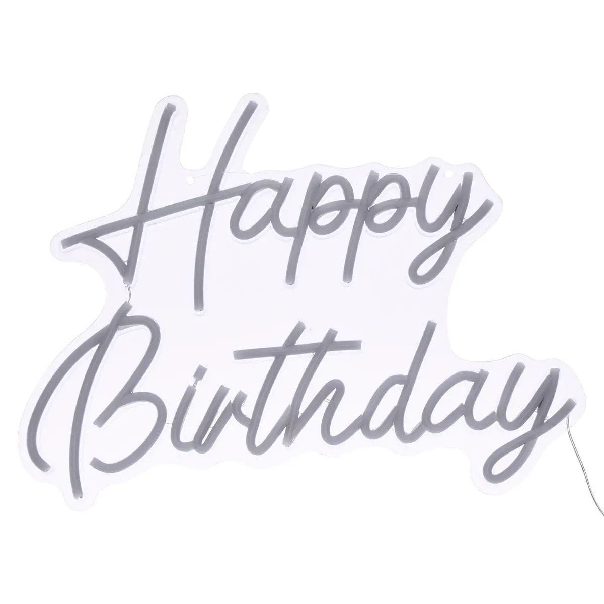 Néon LED "Happy birthday" 31x42cm