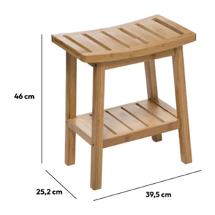 Tabouret banc bambou Green Harmony