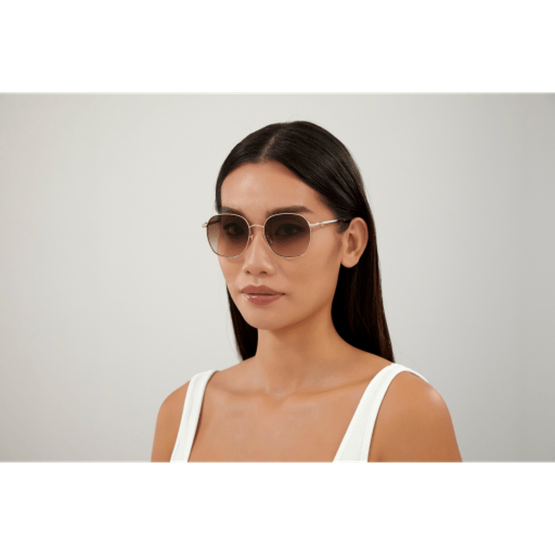 Gafas de Sol Gucci GG1142SA-002 de Metal Mujer 56 mm