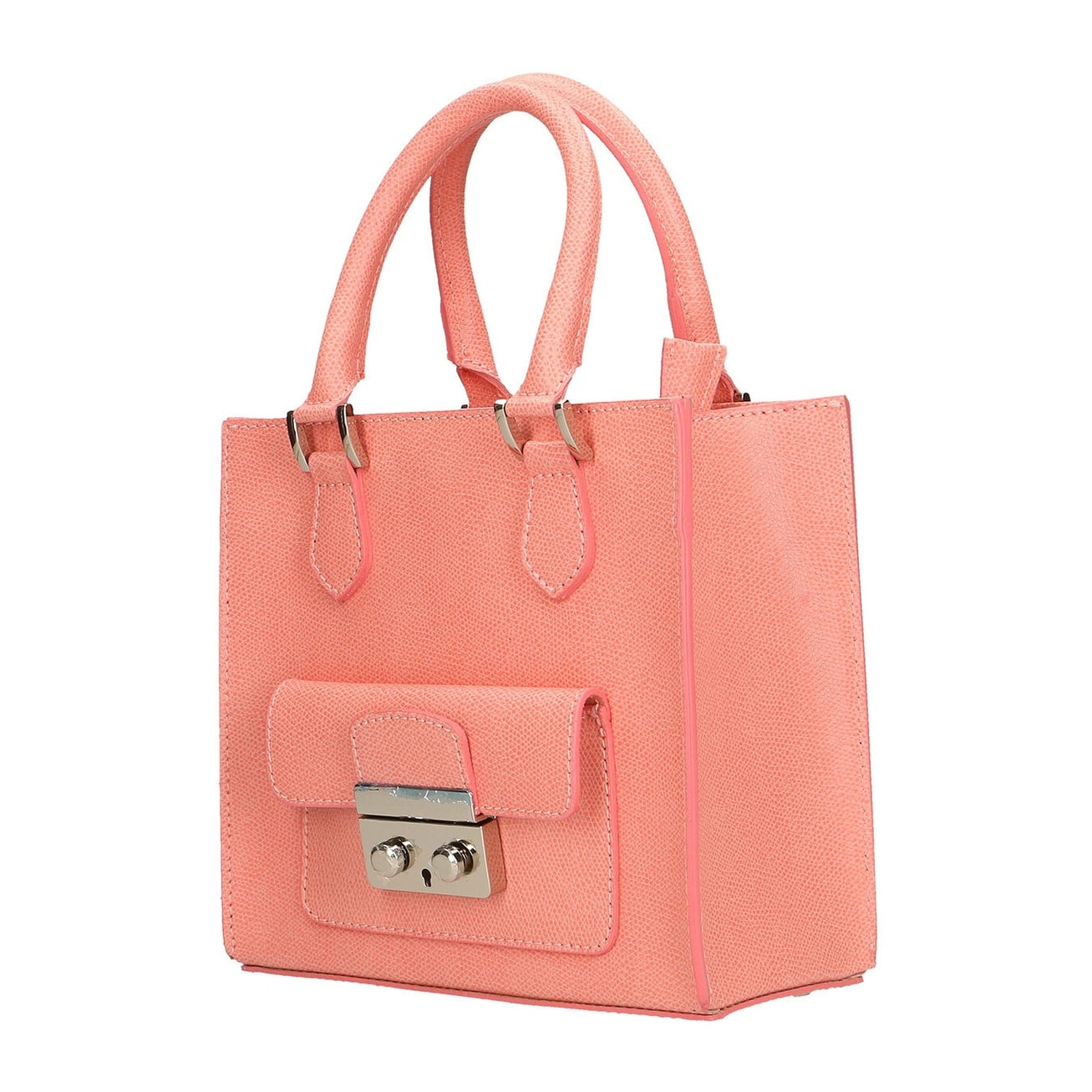 Borsa a mano da donna - Modello Iolara - Vera Pelle - 21.0 x 20.0 x 10.0 cm