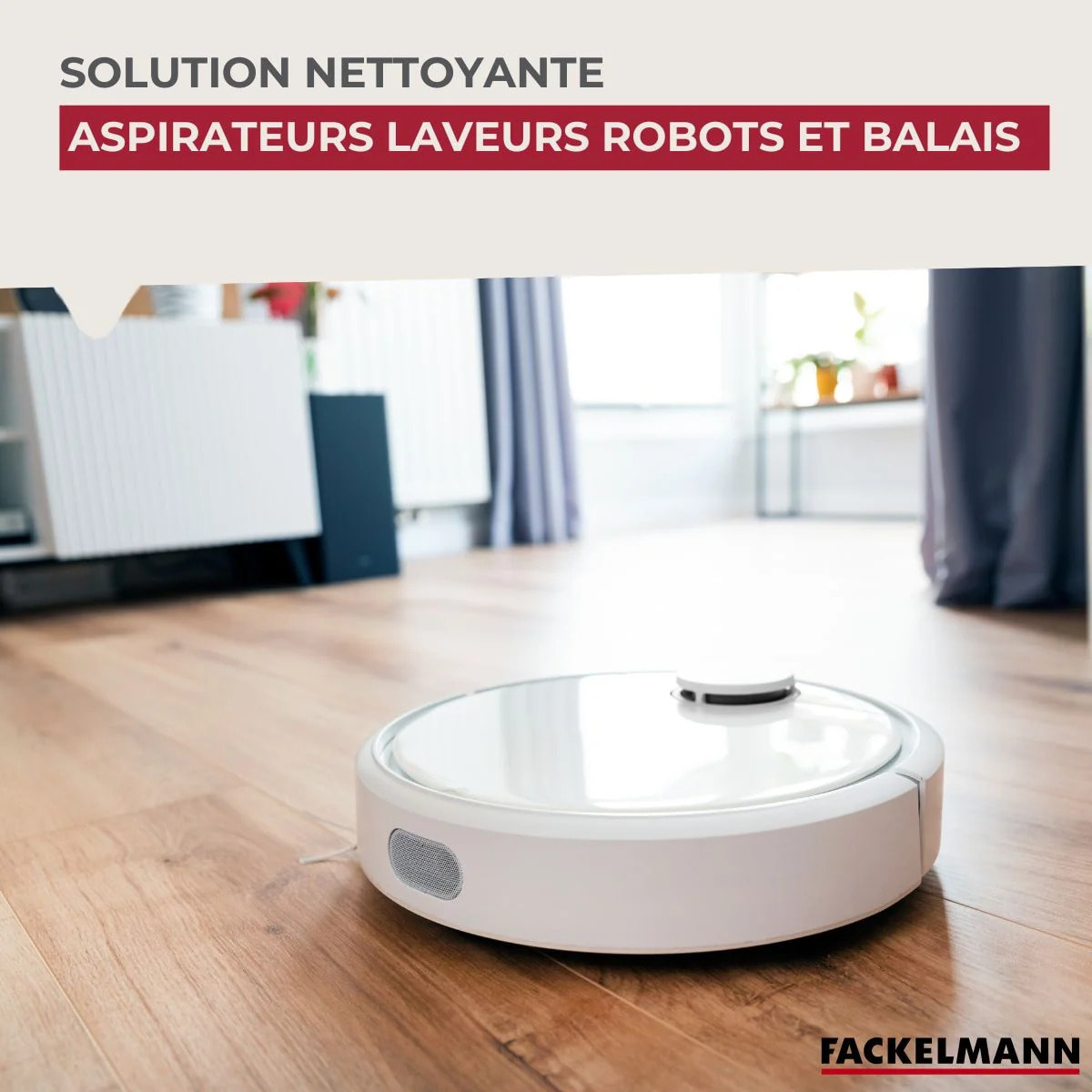 Solution nettoyante pour Aspirateurs Laveurs Robots et Balais Fackelmann