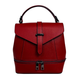 Mochila Cheval Firenze Nak Rojo Oscuro