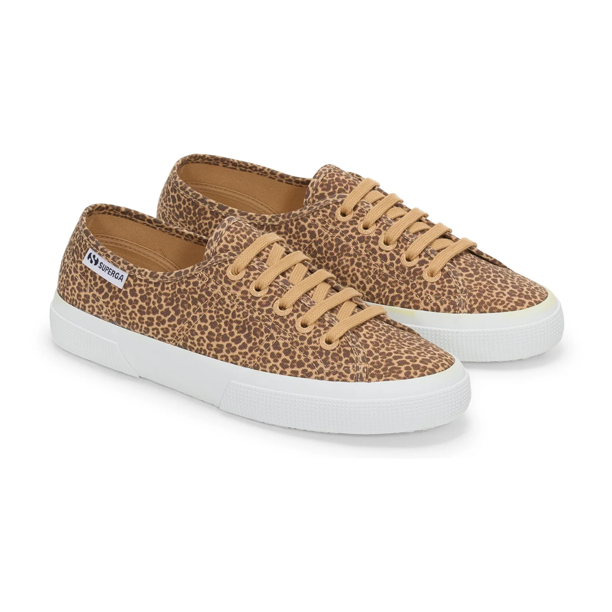 Le Superga Donna Beige 3750 Micro Leopard Print Leggera