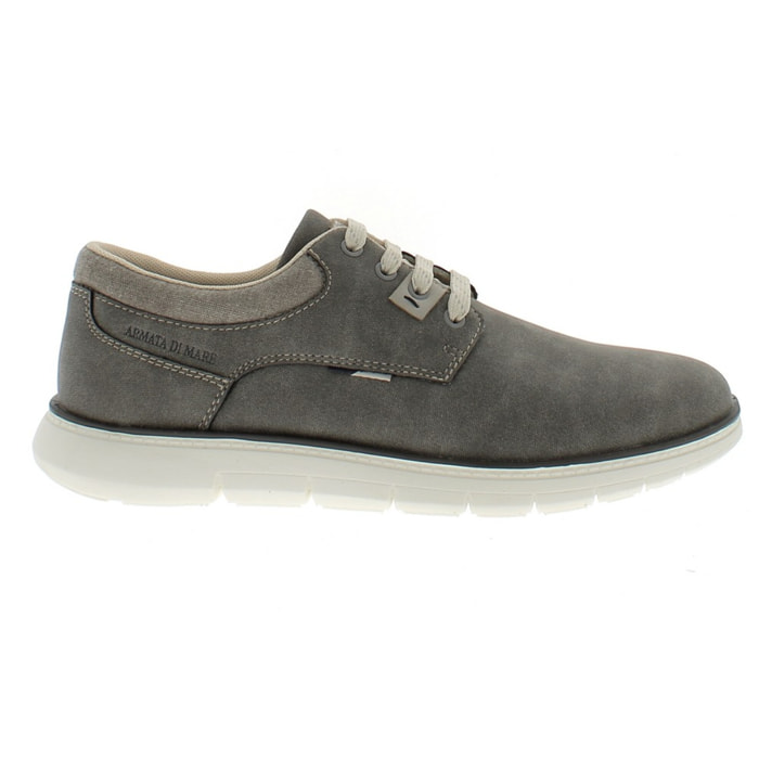 Armata di Mare Scarpe Uomo Scarponcino Casual Stringate con Soletta Rimovibile in Memory Foam AMU S25L710 Taupe